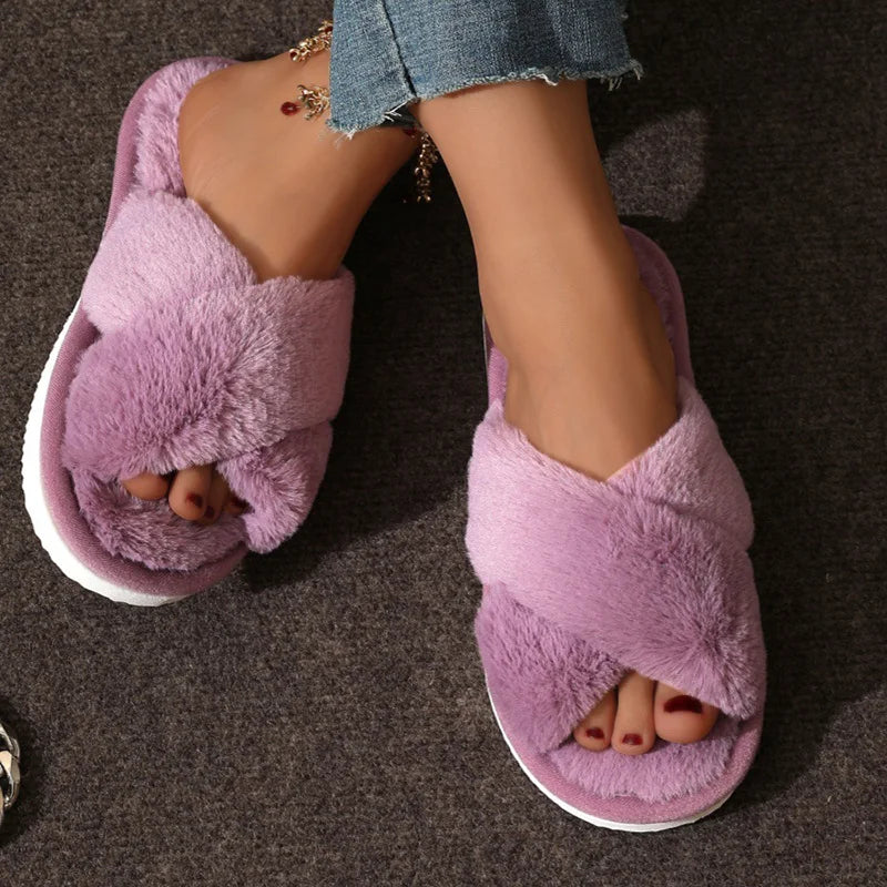 CozyStep Cross Slippers