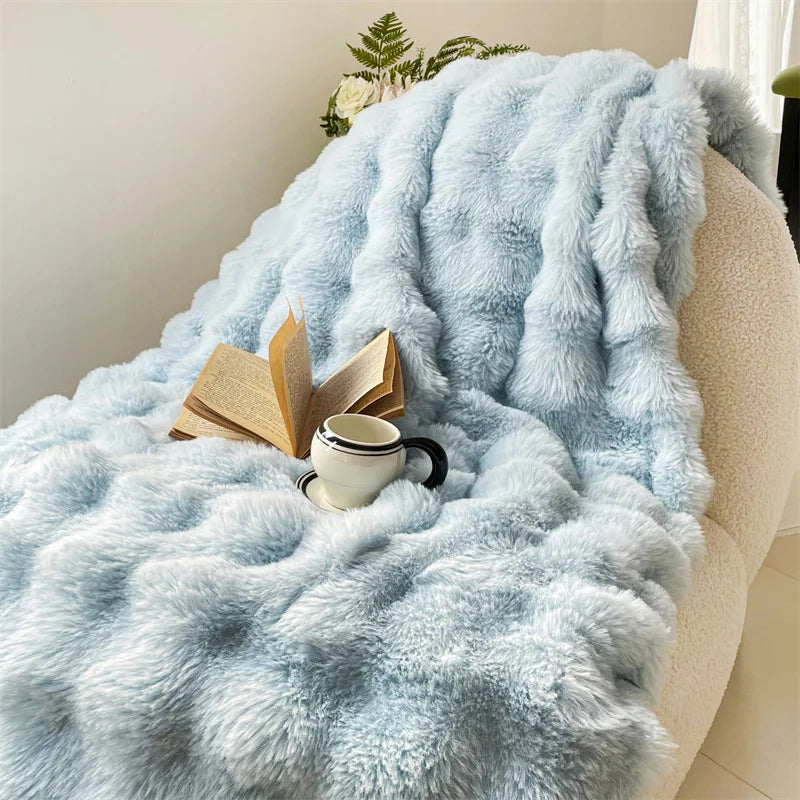 The Faux Rabbit Wool Blanket