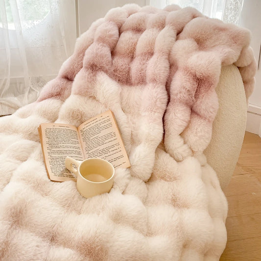 The Faux Rabbit Wool Blanket