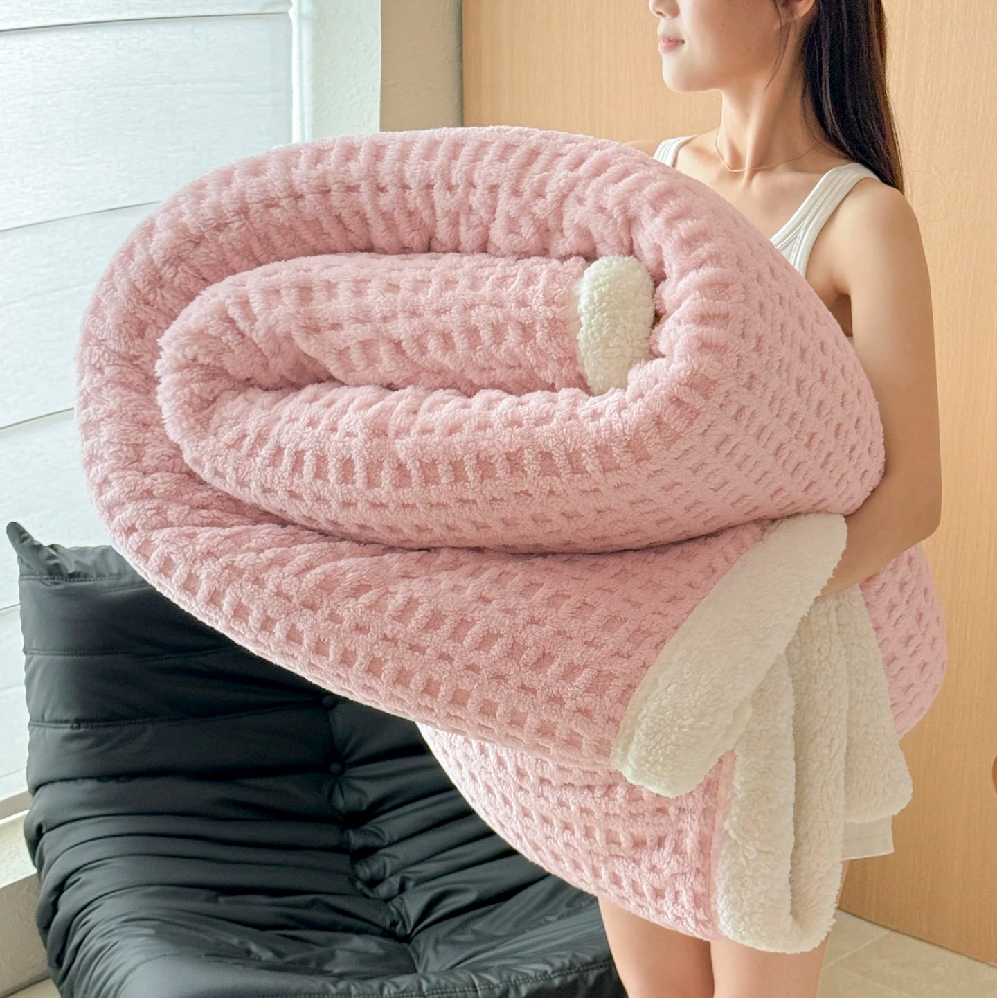 The Winter Lamb Fleece Blanket