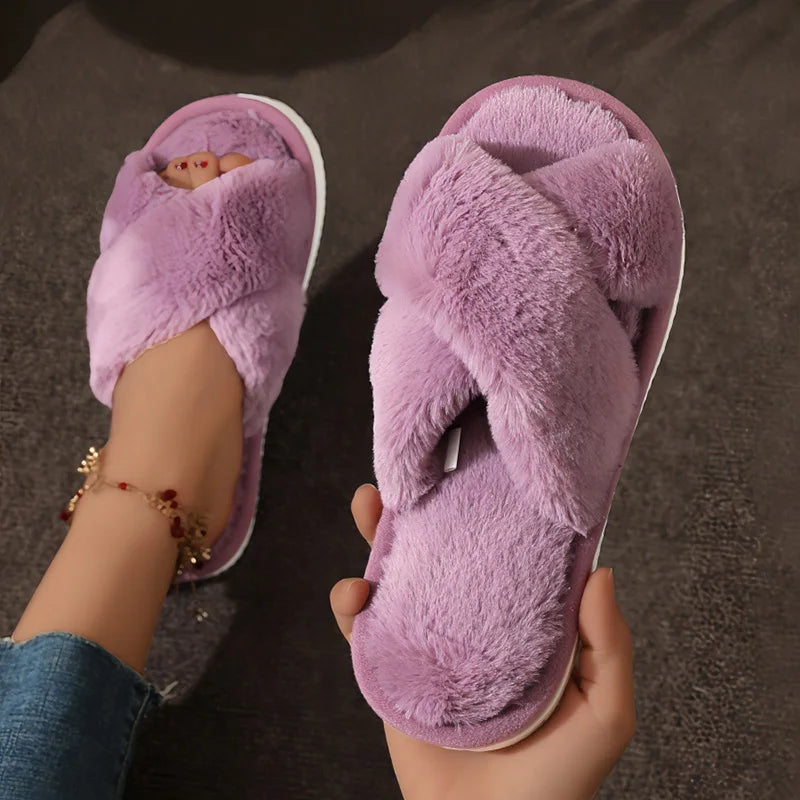 CozyStep Cross Slippers