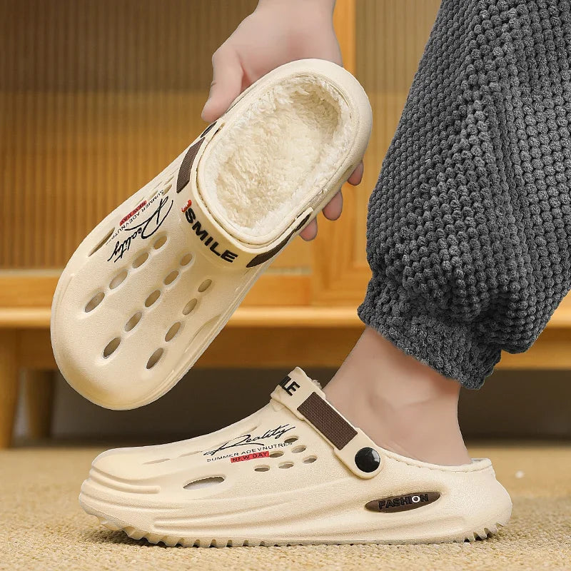 Comfora Men’s Plush Slippers