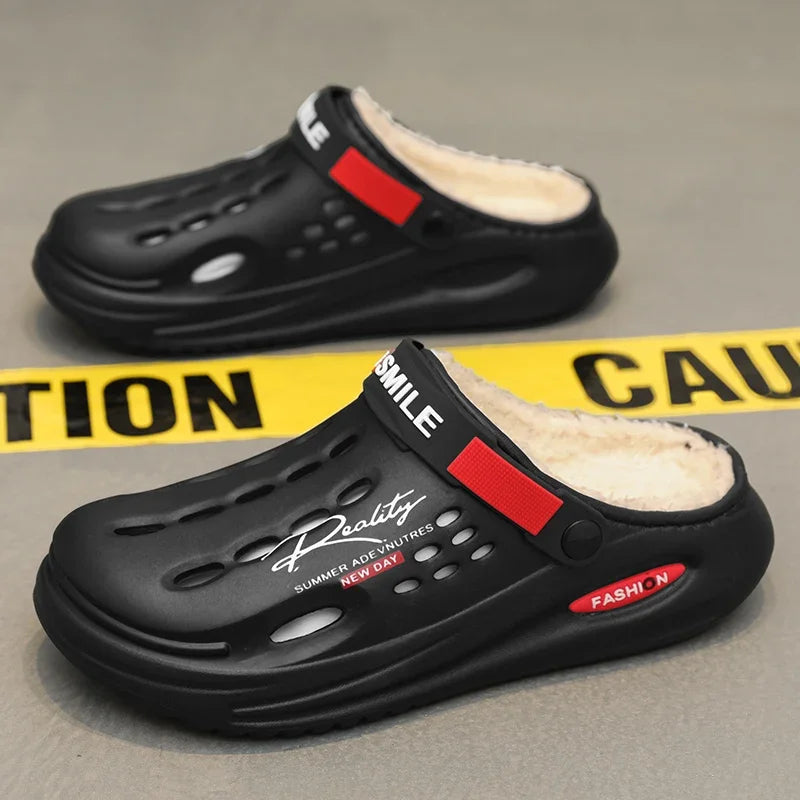 Comfora Men’s Plush Slippers