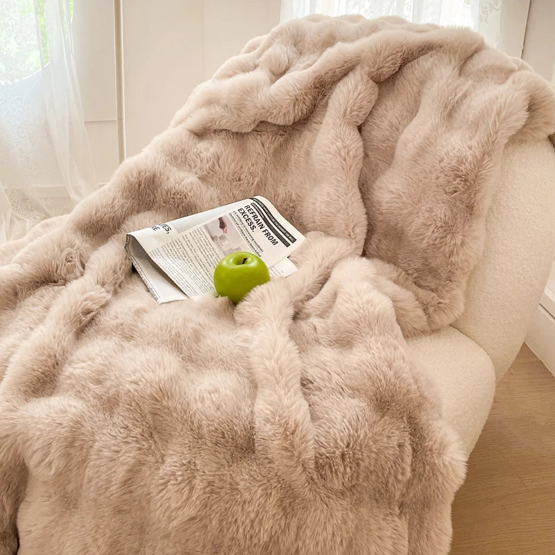 The Faux Rabbit Wool Blanket