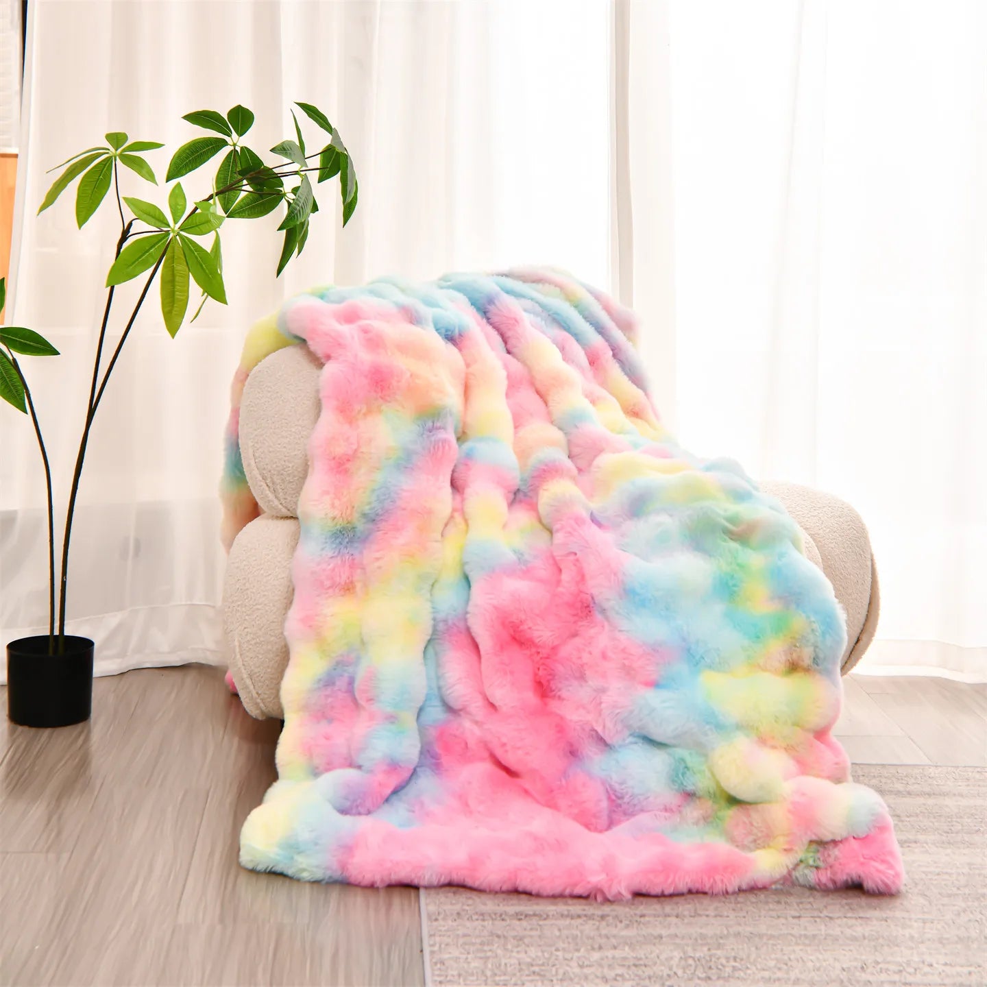 The Faux Rabbit Wool Blanket