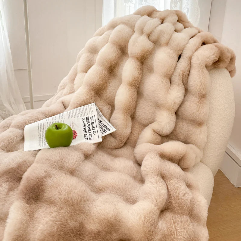 The Faux Rabbit Wool Blanket