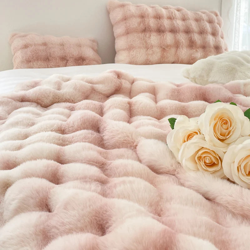The Faux Rabbit Wool Blanket