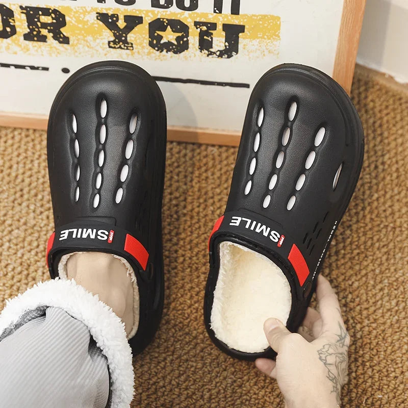 Comfora Men’s Plush Slippers