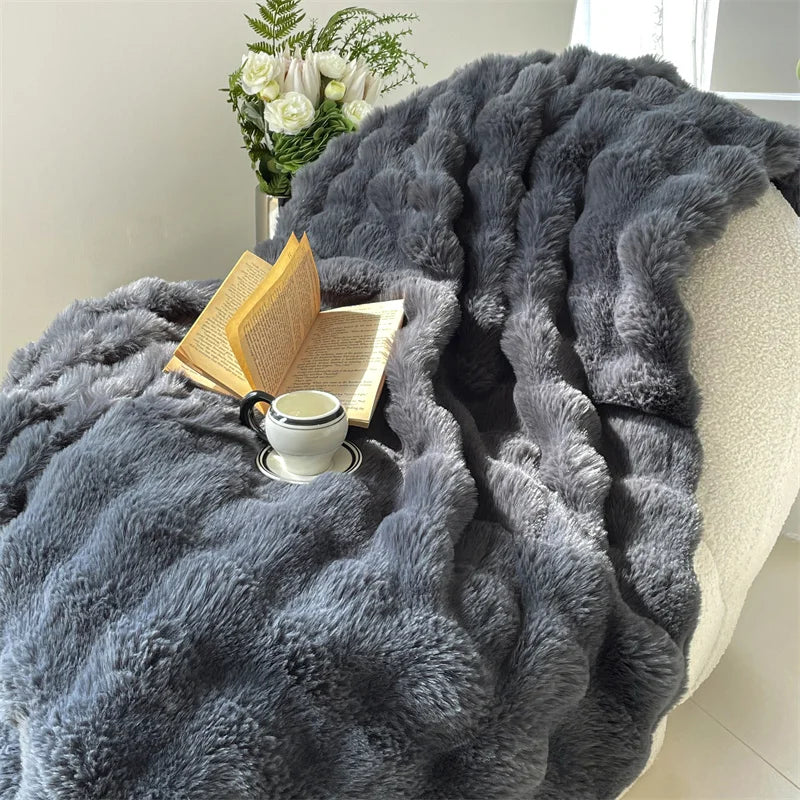 The Faux Rabbit Wool Blanket