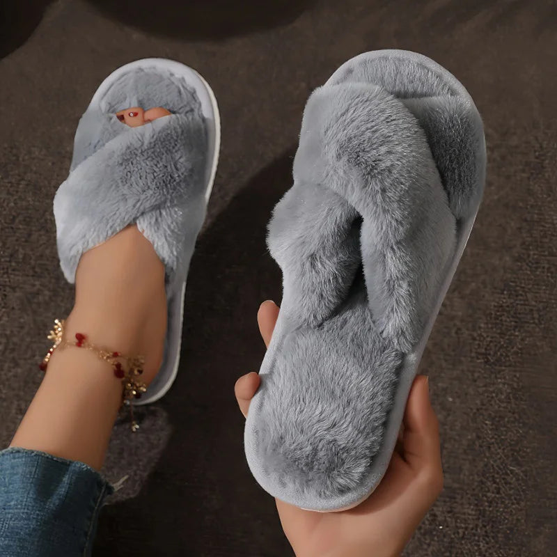 CozyStep Cross Slippers