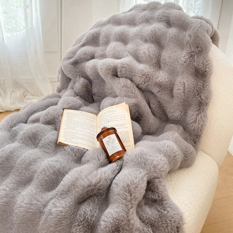 The Faux Rabbit Wool Blanket
