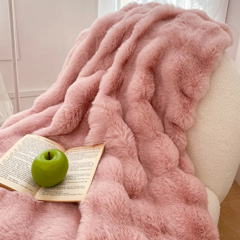 The Faux Rabbit Wool Blanket