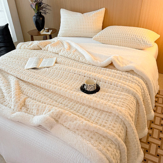 The Winter Lamb Fleece Blanket