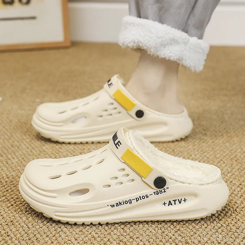 Comfora Men’s Plush Slippers