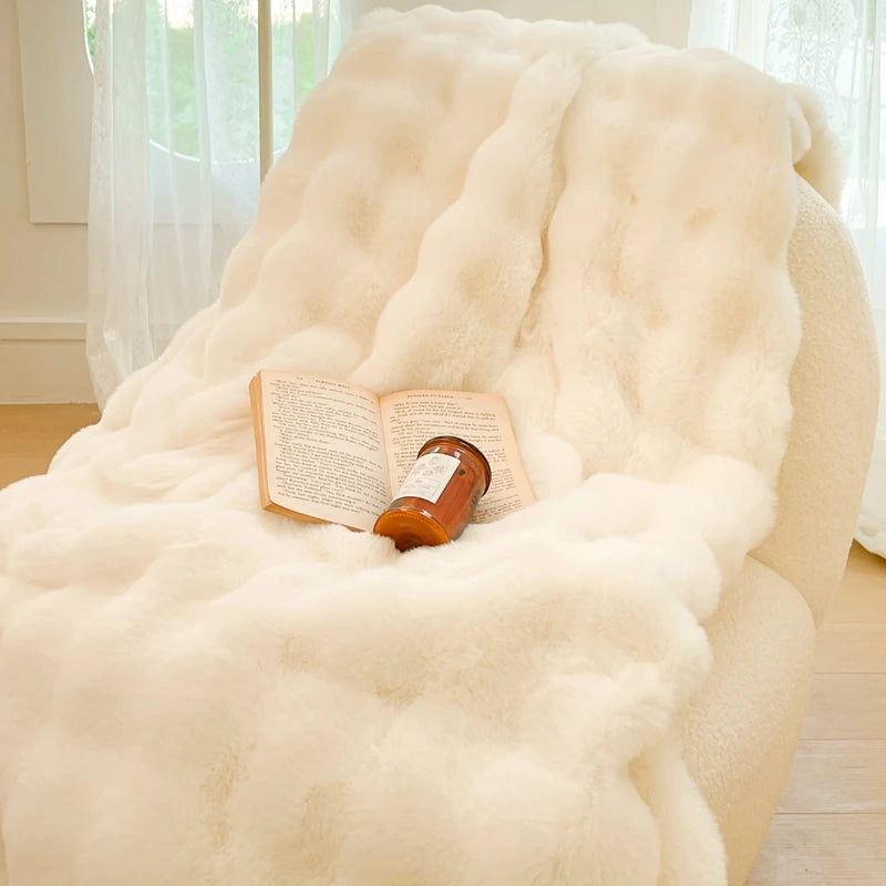 The Faux Rabbit Wool Blanket